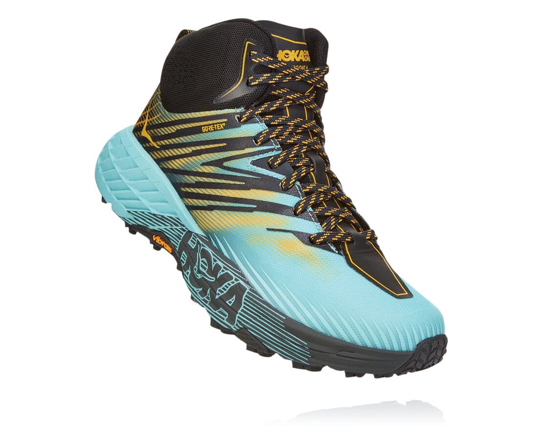 Pantofi Alergare Trail Hoka One One Speedgoat Mid Gore-Tex 2 Dama - Aurii | Romania DOJF18094